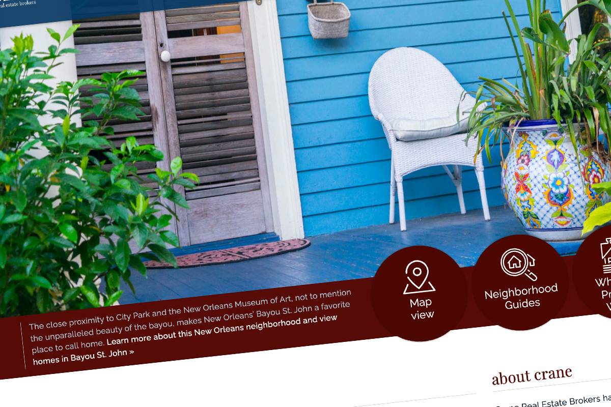 Charleston real estate website design