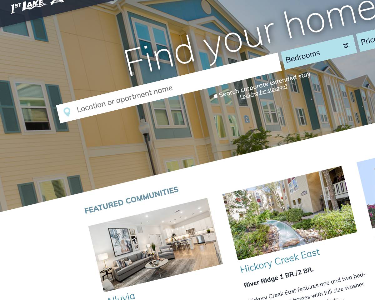 Charleston property management website design